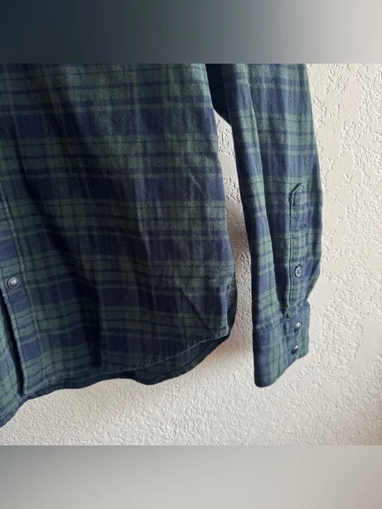 Lucky Brand | plaid button down flannel | M - Picture 4 of 5